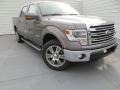 2014 Sterling Grey Ford F150 Lariat SuperCrew 4x4  photo #2