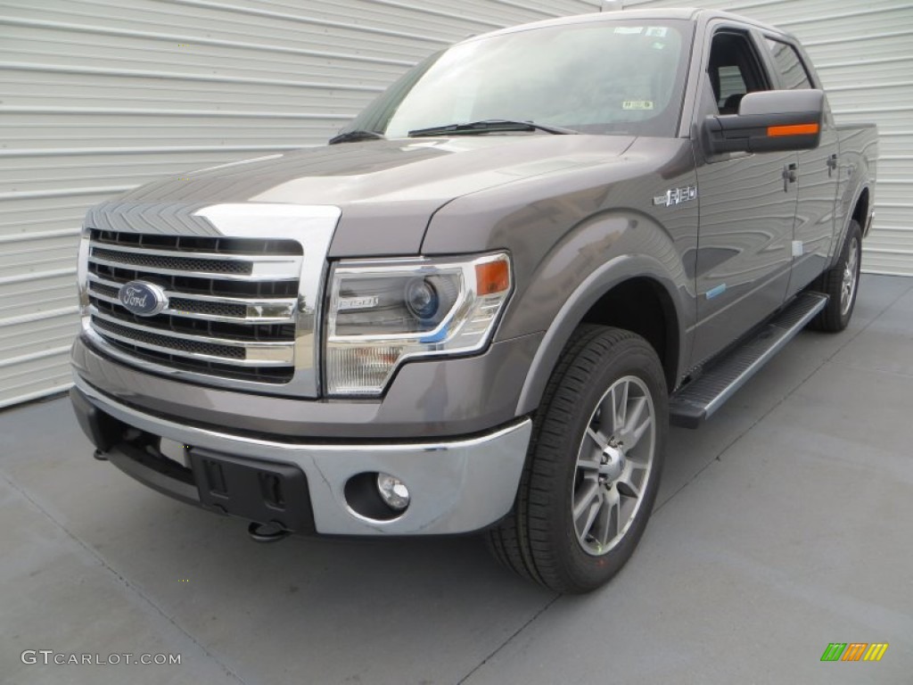 Sterling Grey 2014 Ford F150 Lariat SuperCrew 4x4 Exterior Photo #88861423