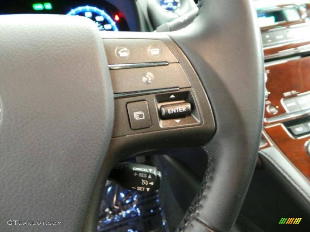 2010 HS 250h Hybrid Premium - Smoky Granite Mica / Black photo #18