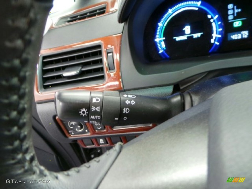 2010 HS 250h Hybrid Premium - Smoky Granite Mica / Black photo #19