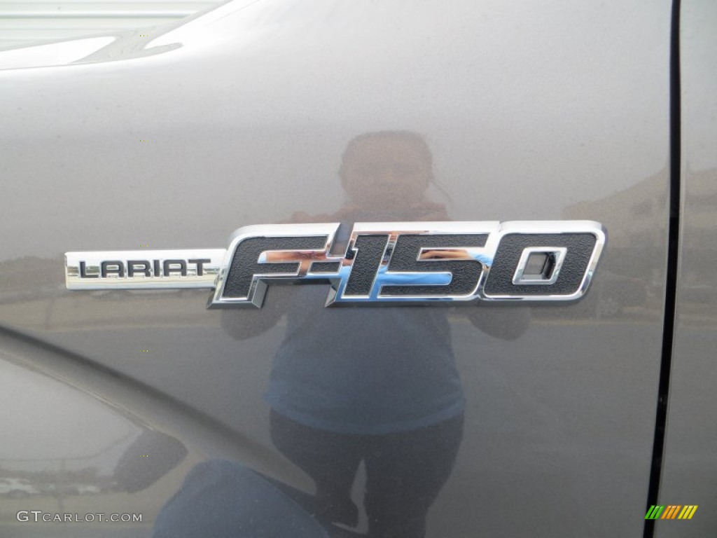 2014 F150 Lariat SuperCrew 4x4 - Sterling Grey / Black photo #13