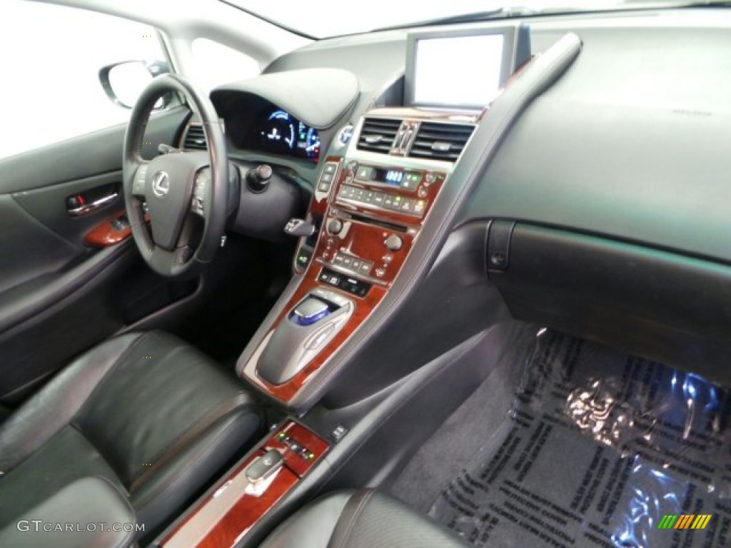 2010 HS 250h Hybrid Premium - Smoky Granite Mica / Black photo #24