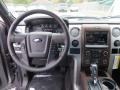 Black 2014 Ford F150 Lariat SuperCrew 4x4 Dashboard