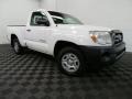 Super White 2010 Toyota Tacoma Regular Cab