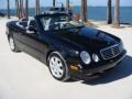 Black 2001 Mercedes-Benz CLK 320 Cabriolet