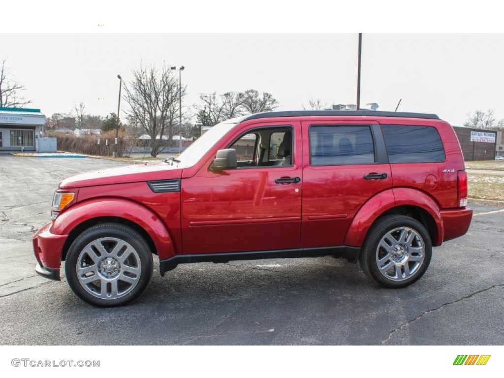 2010 Nitro Heat 4x4 - Inferno Red Crystal Pearl / Dark Slate Gray/Light Slate Gray photo #3