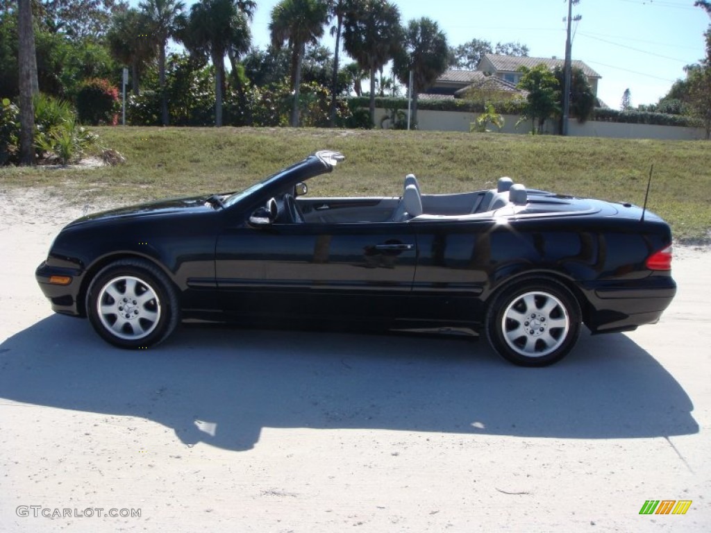 Black 2001 Mercedes-Benz CLK 320 Cabriolet Exterior Photo #88863070