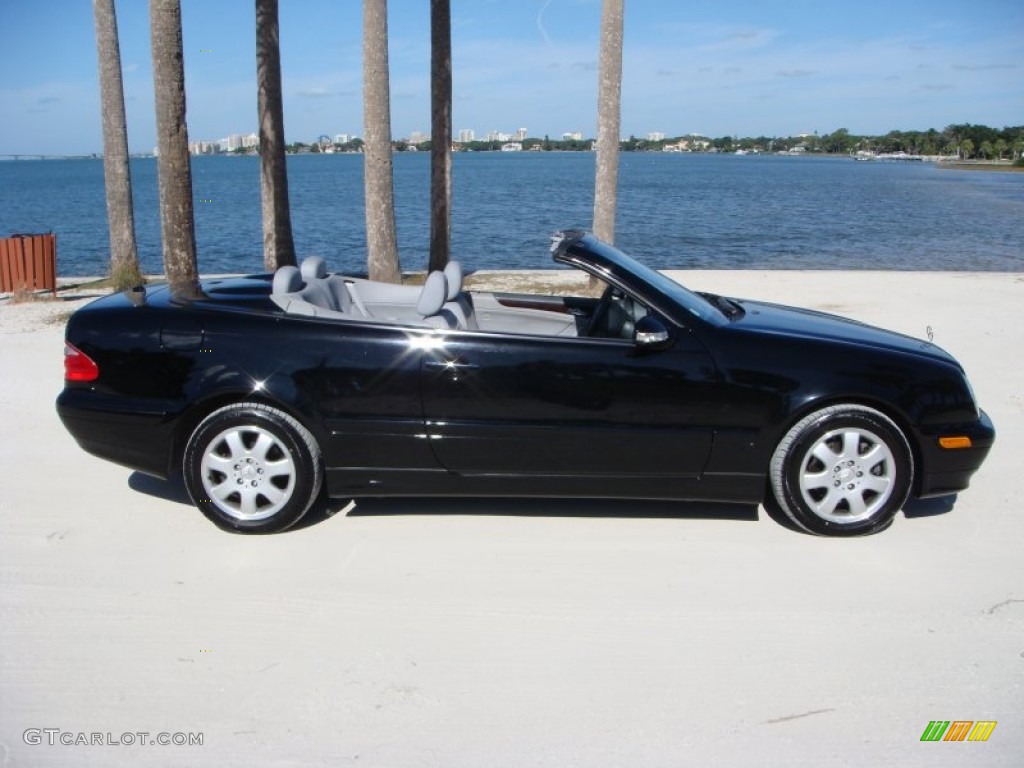 Black 2001 Mercedes-Benz CLK 320 Cabriolet Exterior Photo #88863106