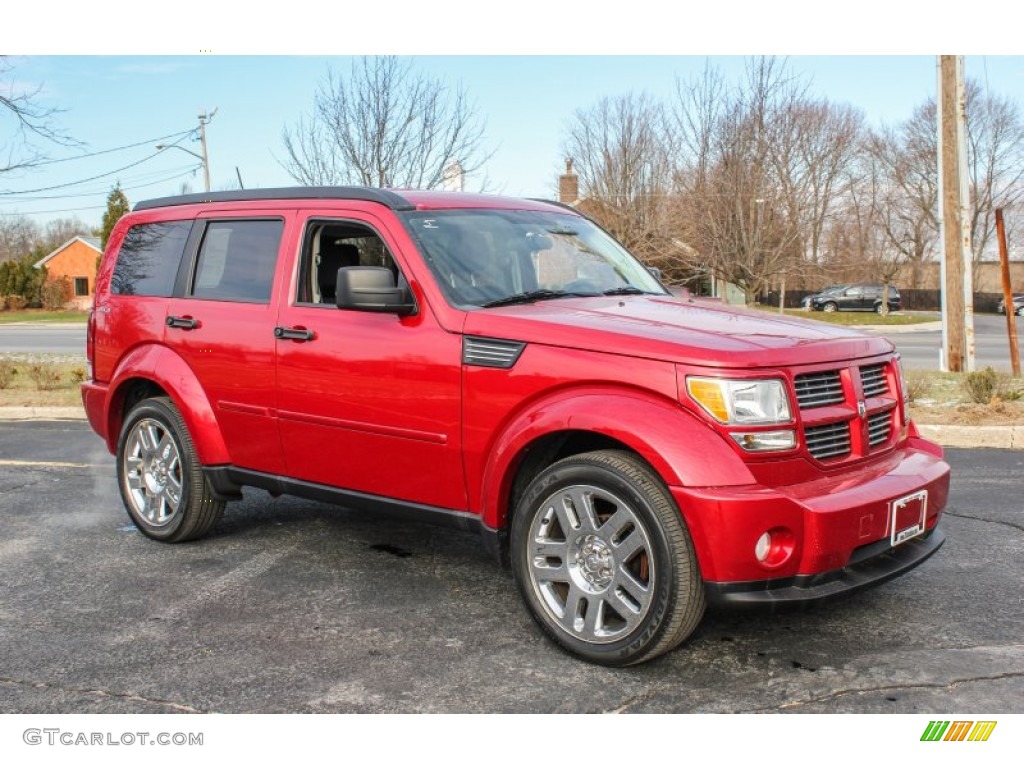 2010 Nitro Heat 4x4 - Inferno Red Crystal Pearl / Dark Slate Gray/Light Slate Gray photo #8