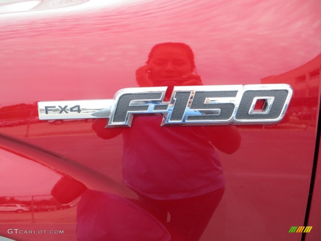 2013 F150 FX4 SuperCrew 4x4 - Ruby Red Metallic / Black photo #13