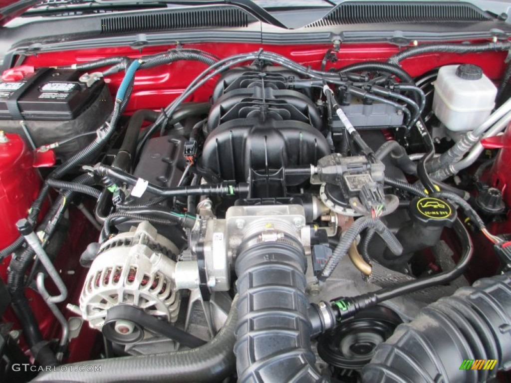 2008 Mustang V6 Deluxe Coupe - Dark Candy Apple Red / Light Graphite photo #29
