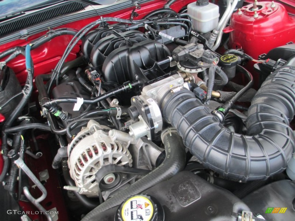 2008 Mustang V6 Deluxe Coupe - Dark Candy Apple Red / Light Graphite photo #30