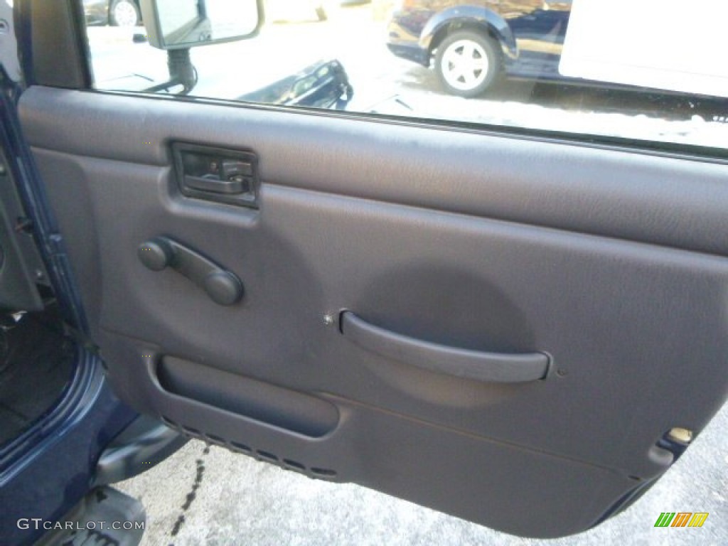 2000 Wrangler Sport 4x4 - Patriot Blue Pearl / Agate photo #12