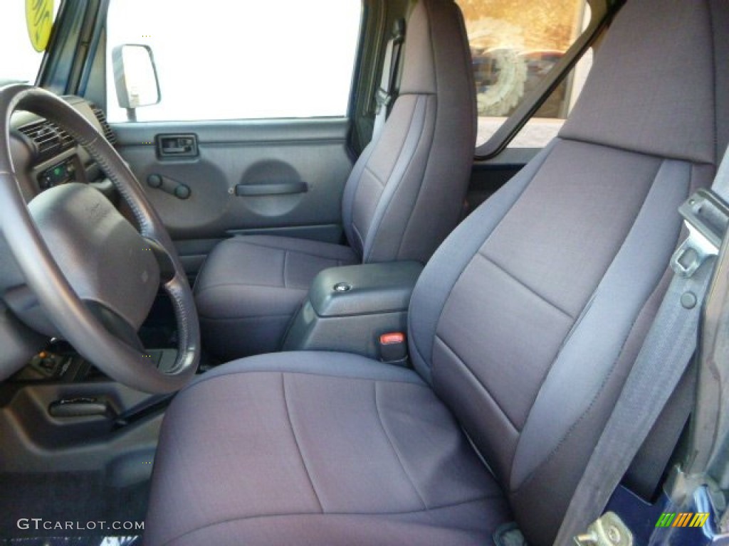 2000 Wrangler Sport 4x4 - Patriot Blue Pearl / Agate photo #13