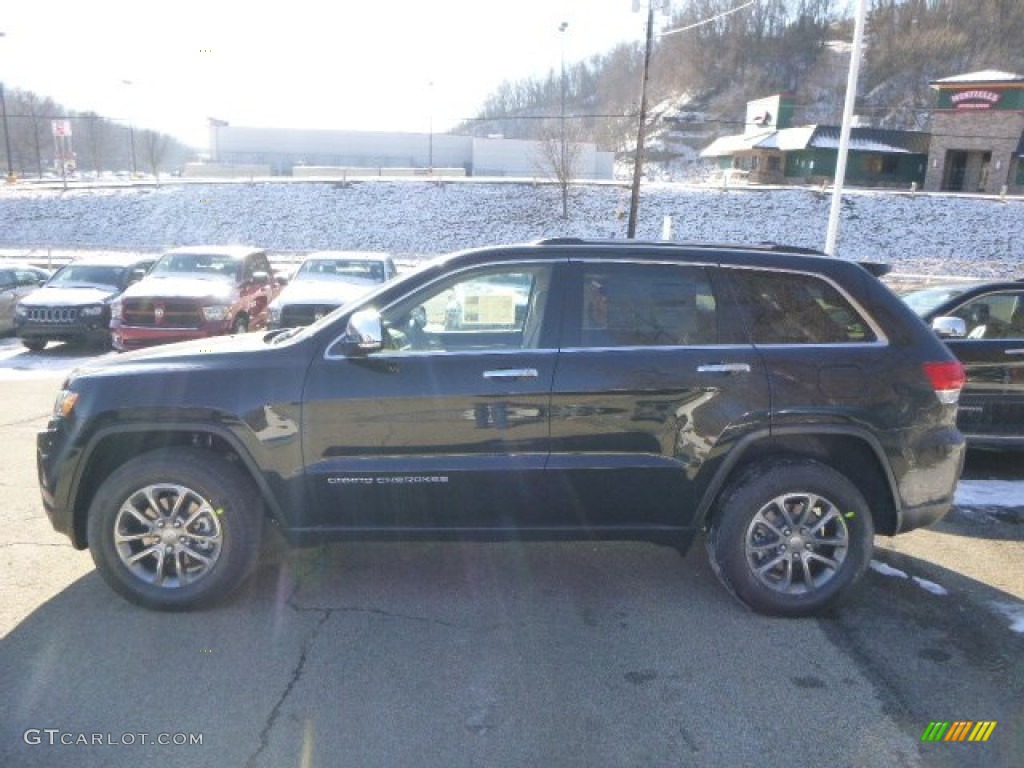 2014 Grand Cherokee Limited 4x4 - Brilliant Black Crystal Pearl / New Zealand Black/Light Frost photo #2
