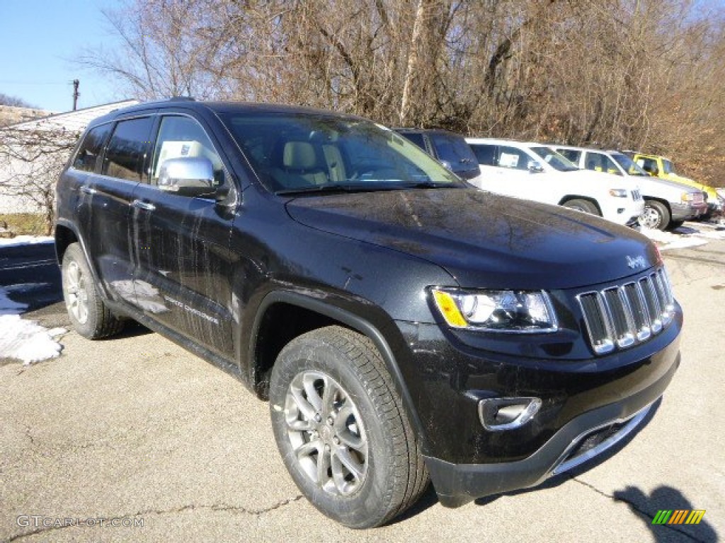 2014 Grand Cherokee Limited 4x4 - Brilliant Black Crystal Pearl / New Zealand Black/Light Frost photo #6