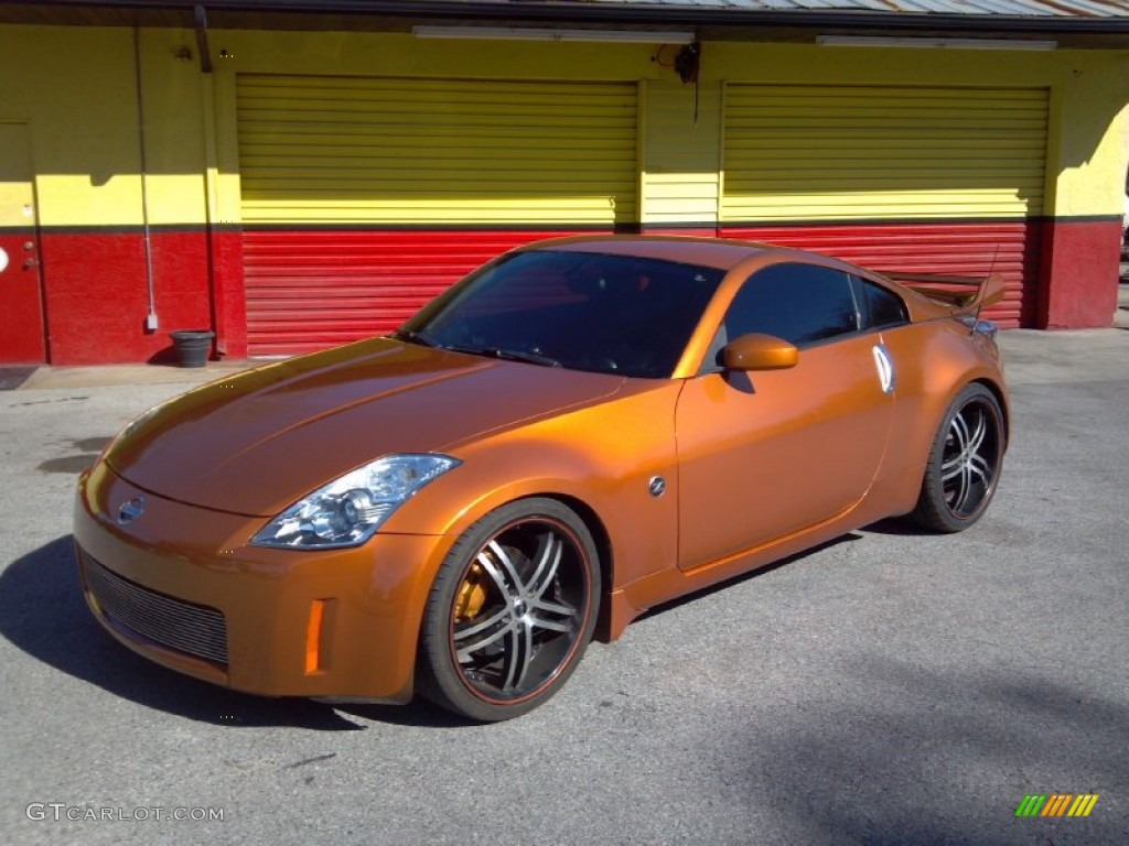 2003 350Z Touring Coupe - Le Mans Sunset / Charcoal photo #1
