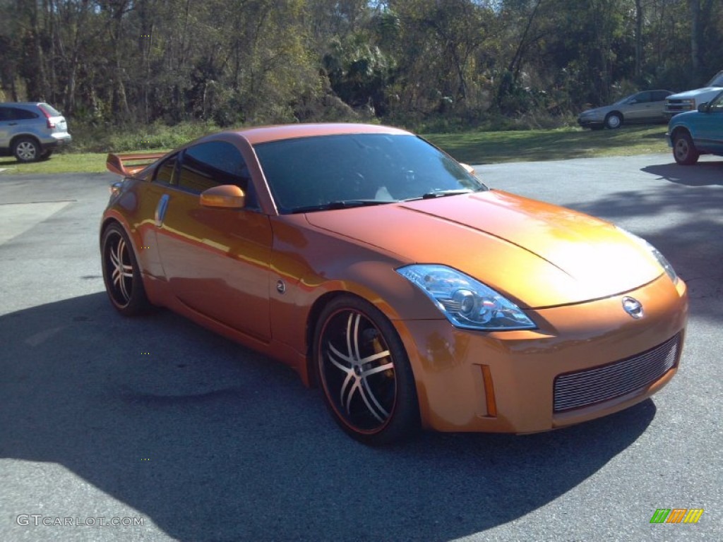 2003 350Z Touring Coupe - Le Mans Sunset / Charcoal photo #3