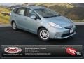 Sea Glass Pearl 2014 Toyota Prius v Three