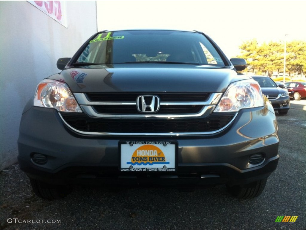 2011 CR-V EX-L 4WD - Polished Metal Metallic / Black photo #2