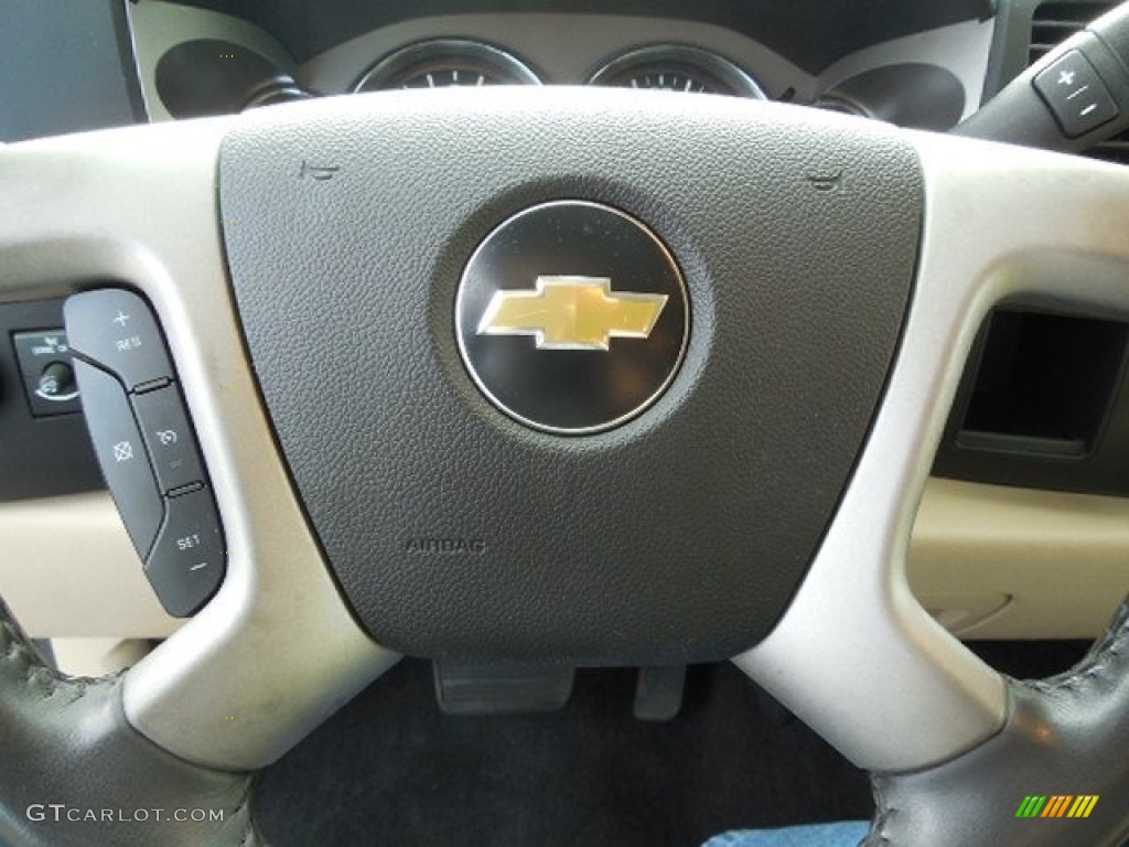 2010 Silverado 1500 LT Extended Cab - Laser Blue Metallic / Light Cashmere/Ebony photo #21