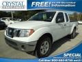 Avalanche White 2010 Nissan Frontier SE V6 King Cab