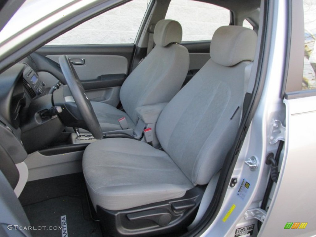 Gray Interior 2010 Hyundai Elantra GLS Photo #88870293