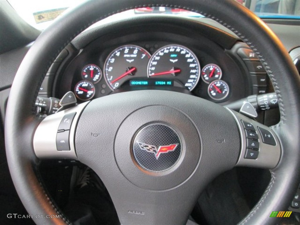 2009 Corvette Coupe - Jetstream Blue Metallic / Ebony photo #15