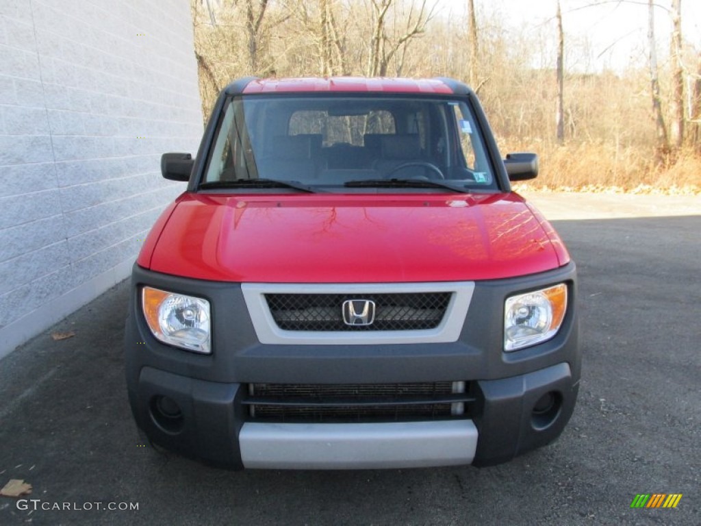 2005 Element EX AWD - Rallye Red / Black/Gray photo #9