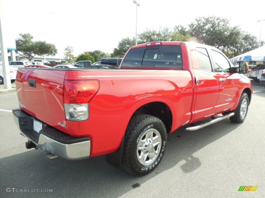 2008 Tundra SR5 Double Cab 4x4 - Radiant Red / Graphite Gray photo #8