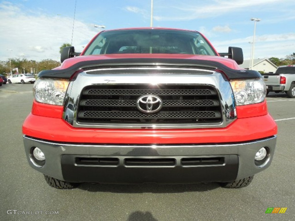 2008 Tundra SR5 Double Cab 4x4 - Radiant Red / Graphite Gray photo #13