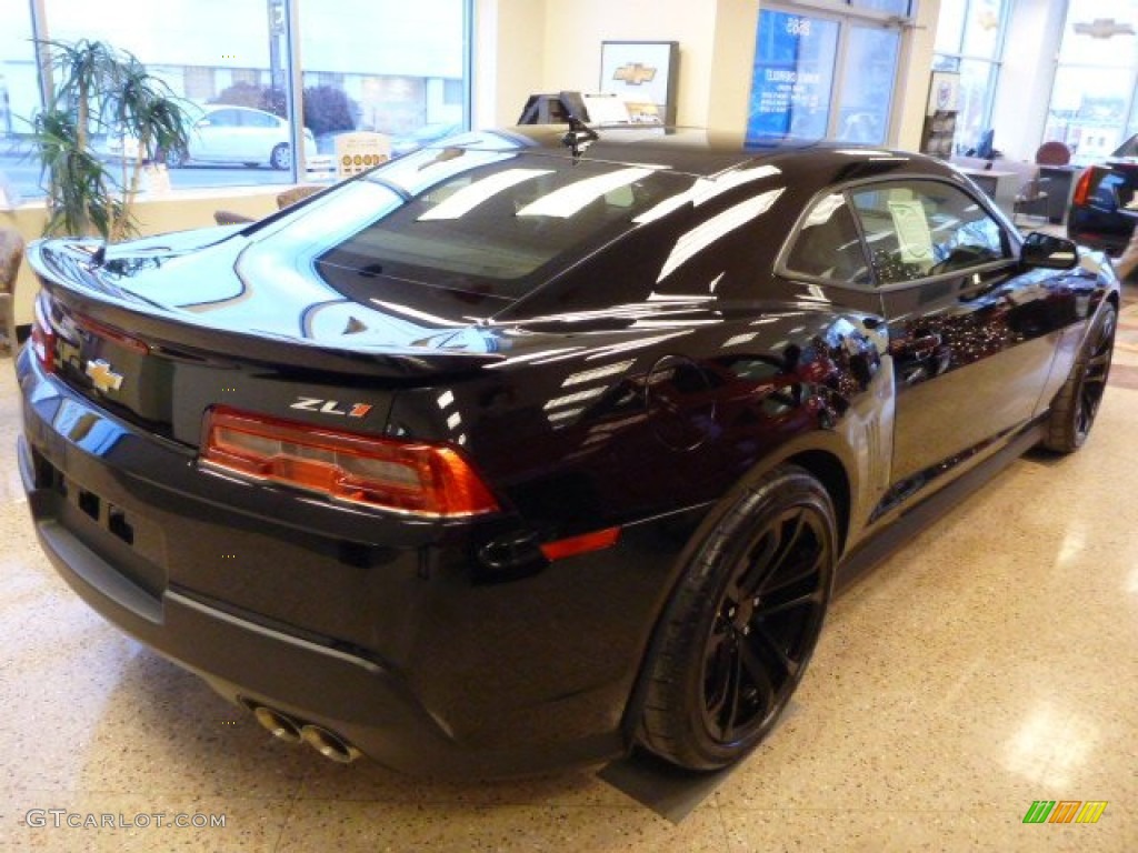 2014 Camaro ZL1 Coupe - Black / Black photo #2