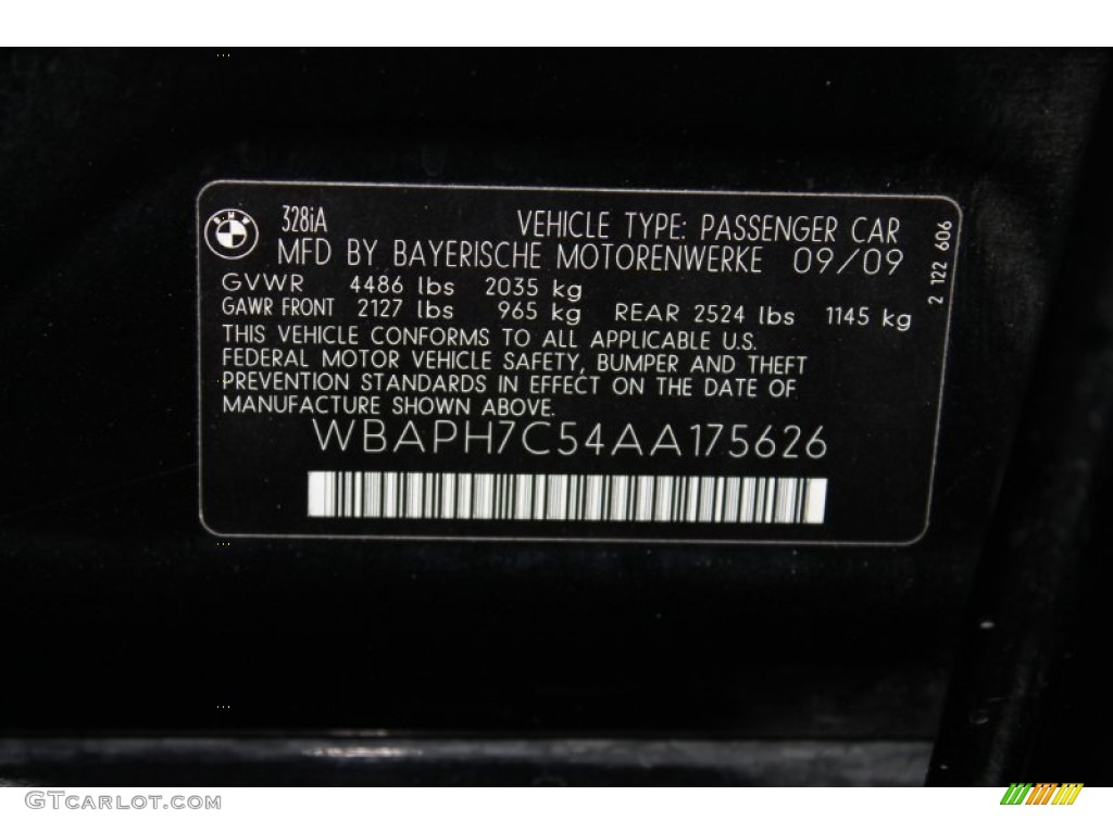 2010 3 Series 328i Sedan - Jet Black / Black photo #35