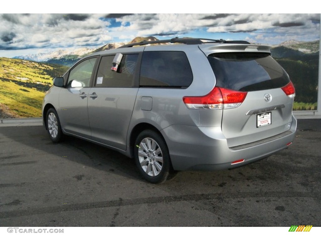 2014 Sienna XLE AWD - Silver Sky Metallic / Light Gray photo #3