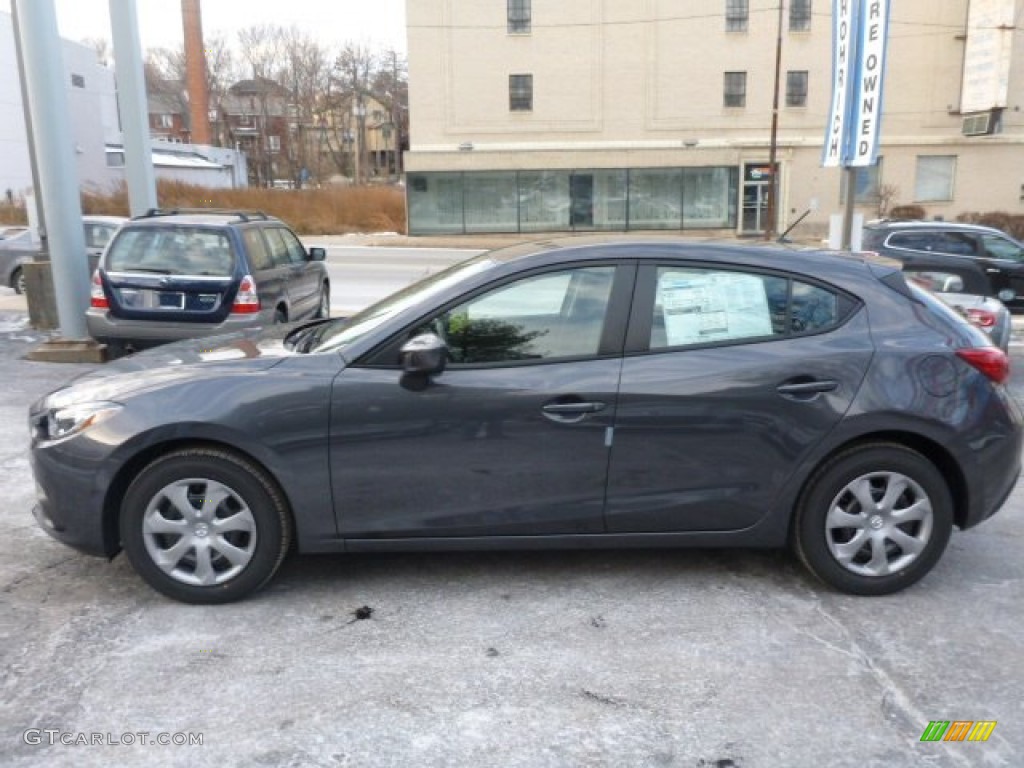 Meteor Gray Mica 2014 Mazda MAZDA3 i Sport 5 Door Exterior Photo #88876197