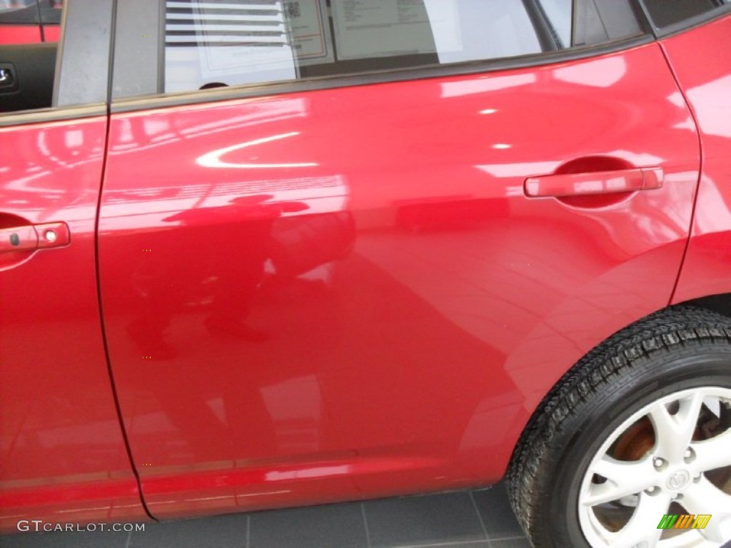 2008 Rogue SL AWD - Venom Red Pearl / Black/Red photo #6