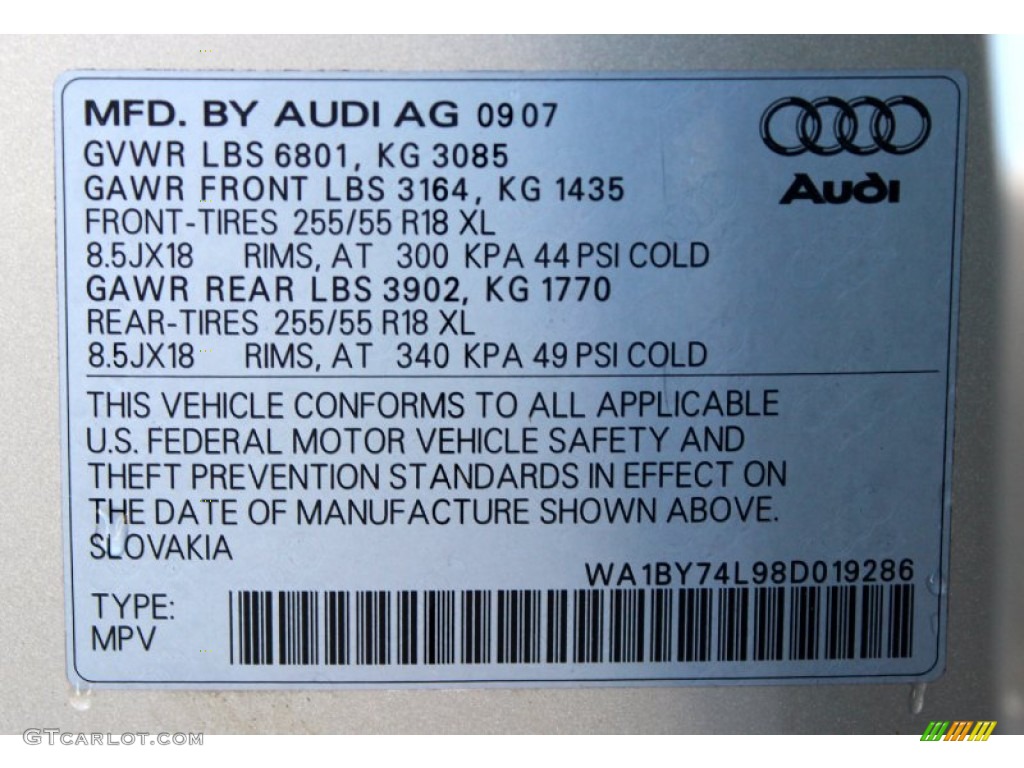 2008 Q7 3.6 Premium quattro - Bahia Beige Metallic / Cardamom Beige photo #36