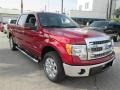 2013 Ruby Red Metallic Ford F150 XLT SuperCrew  photo #7