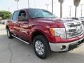 2013 Ruby Red Metallic Ford F150 XLT SuperCrew 4x4  photo #6