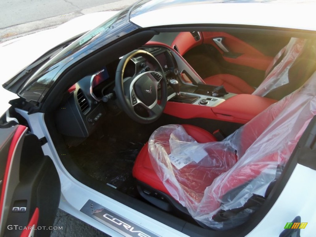 Adrenaline Red Interior 2014 Chevrolet Corvette Stingray Coupe Z51 Photo #88880277