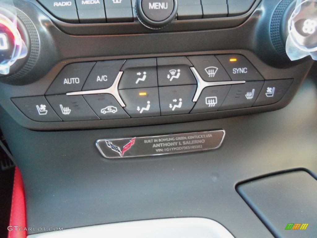 2014 Chevrolet Corvette Stingray Coupe Z51 Controls Photo #88880400
