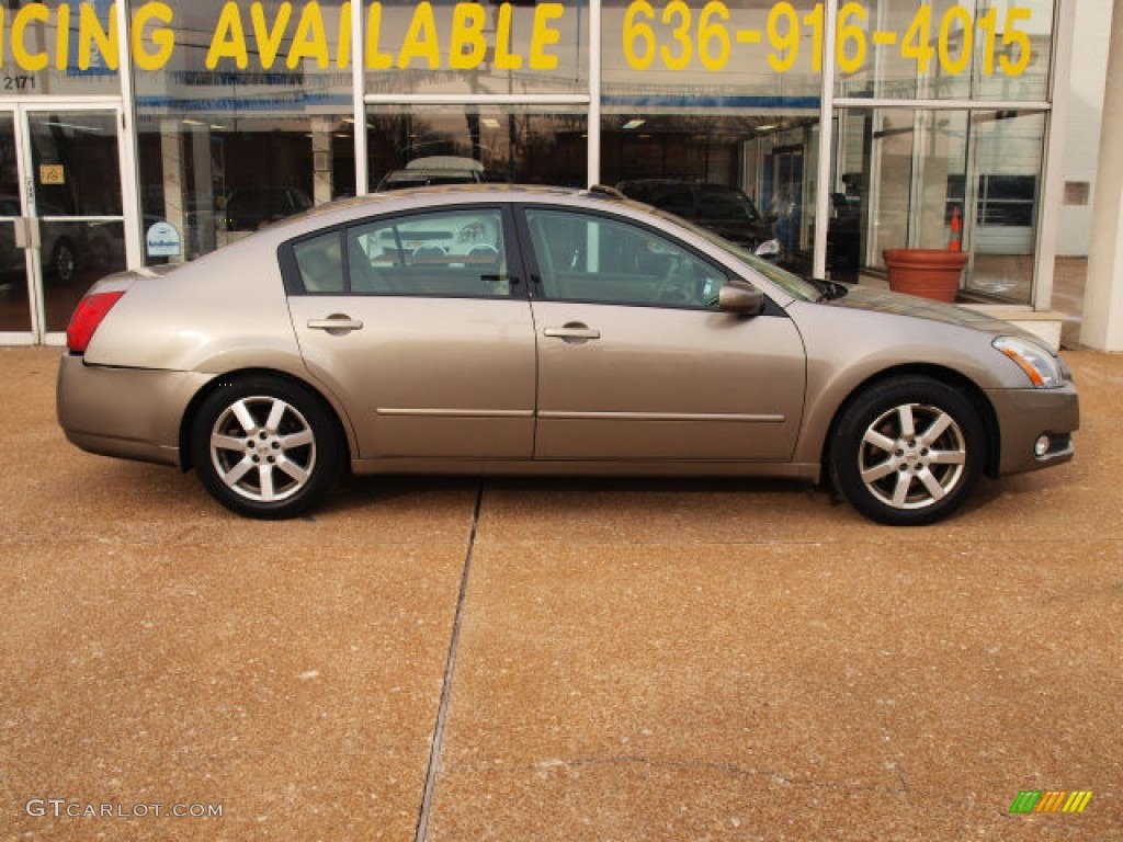 2005 Maxima 3.5 SL - Coral Sand Metallic / Cafe Latte photo #1
