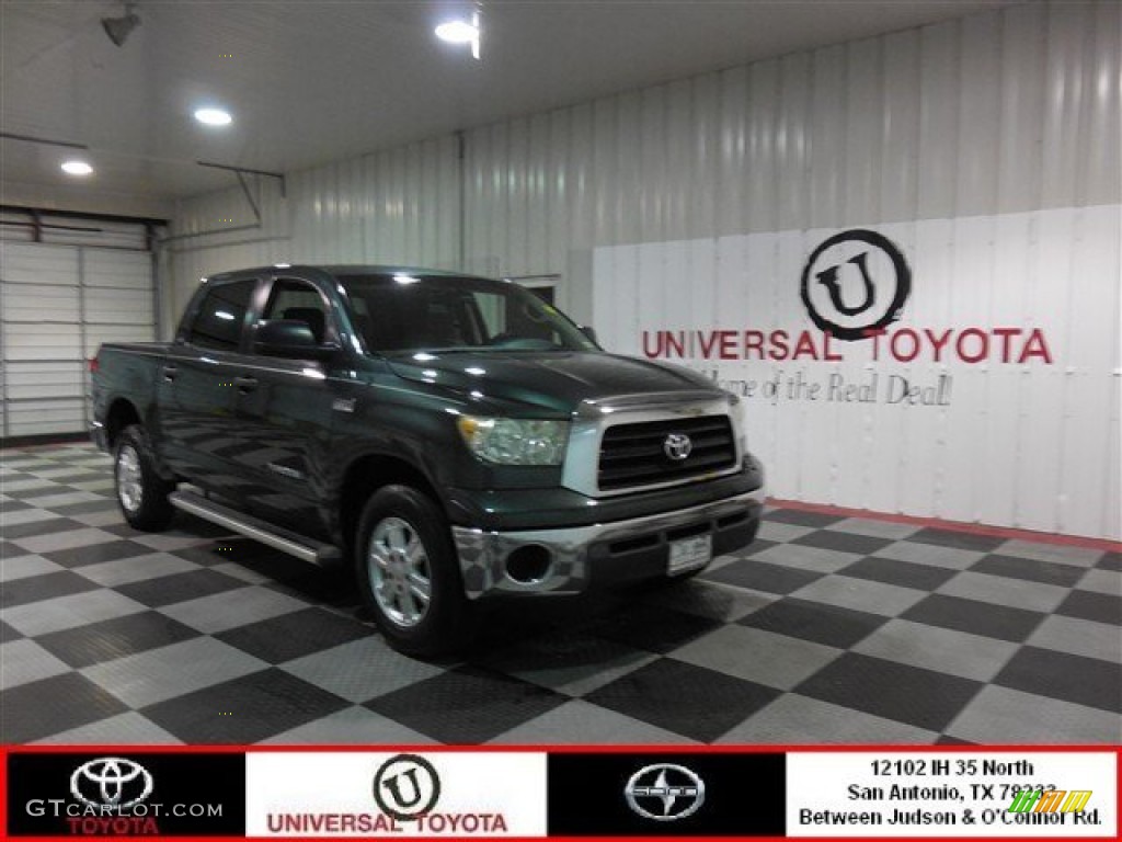 2007 Tundra SR5 CrewMax - Timberland Mica / Graphite Gray photo #1