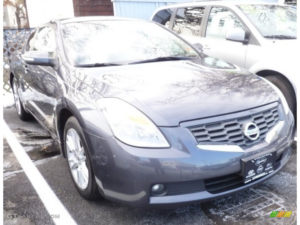 2008 Altima 3.5 SE Coupe - Precision Gray Metallic / Charcoal photo #1