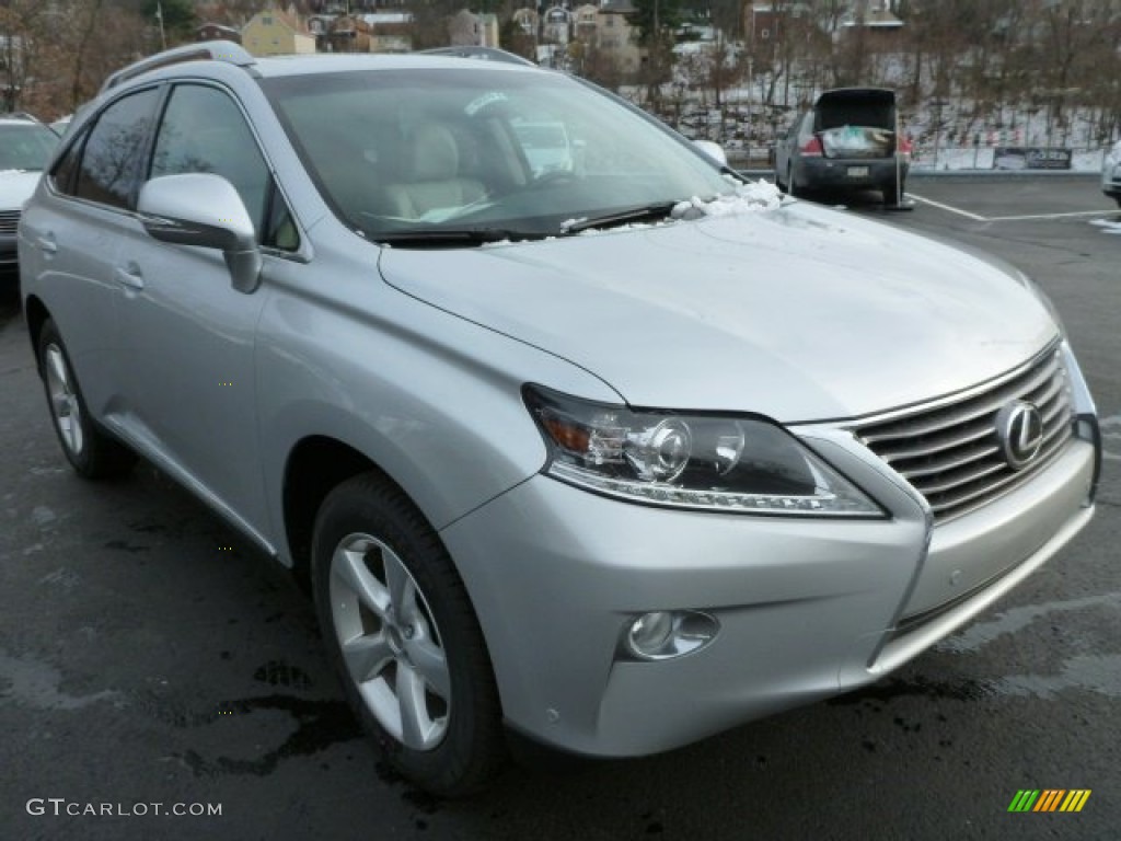 Silver Lining Metallic 2014 Lexus RX 350 AWD Exterior Photo #88881918