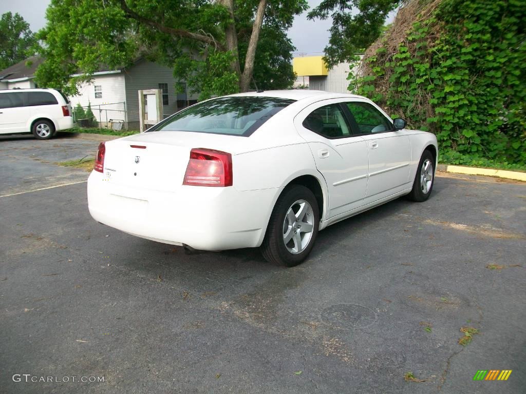 2008 Charger Police Package - Stone White / Dark/Light Slate Gray photo #3