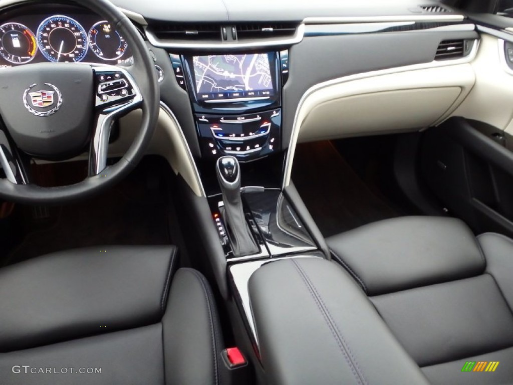 2014 Cadillac XTS Vsport Platinum AWD Platinum Jet Black/Light Wheat Opus Full Leather Dashboard Photo #88884030