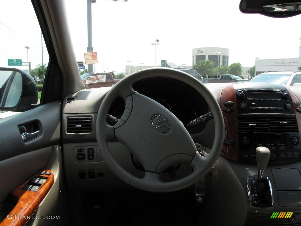 2006 Sienna XLE - Nautical Blue Metallic / Taupe photo #28