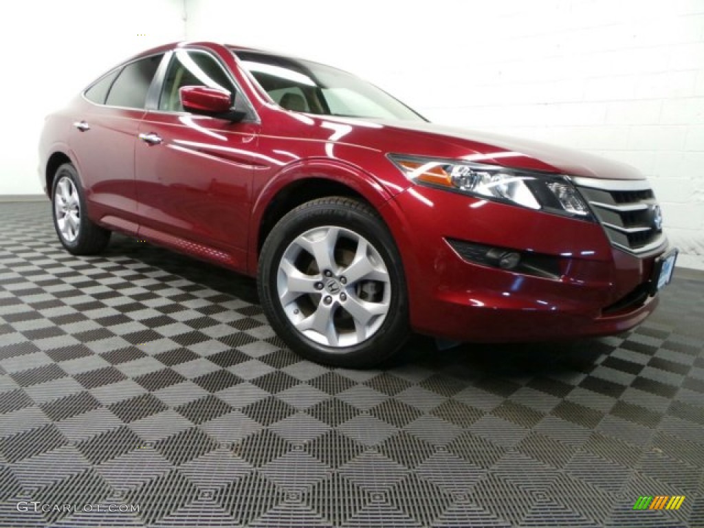 2010 Accord Crosstour EX-L 4WD - Tango Red Pearl / Ivory photo #1