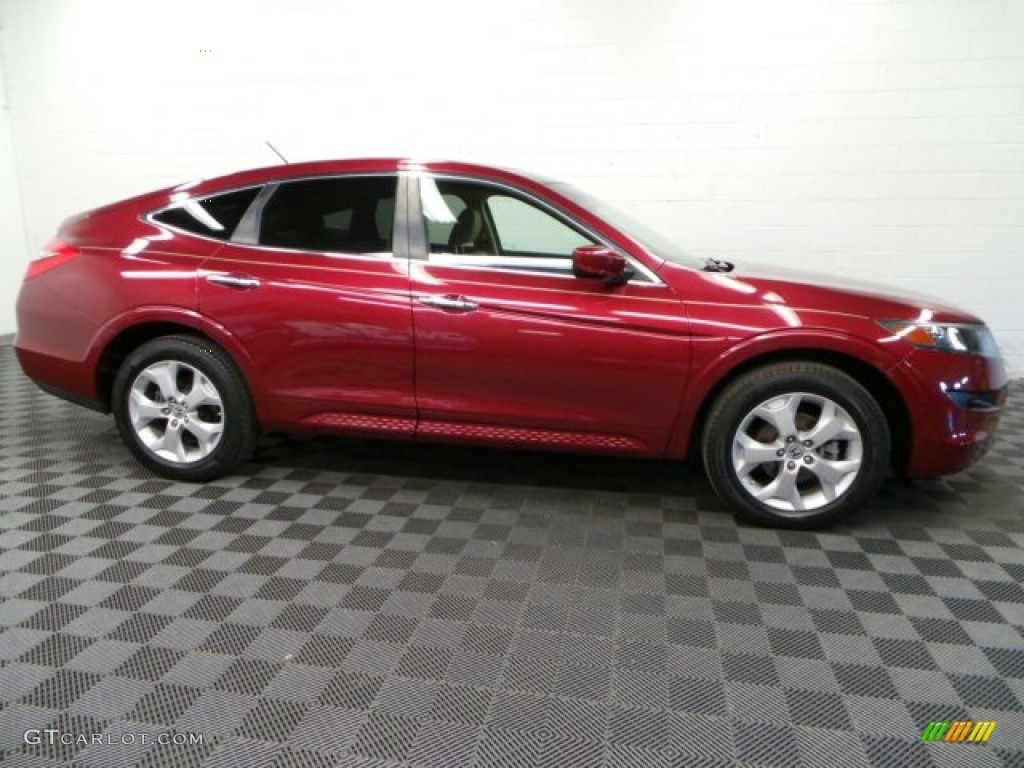 2010 Accord Crosstour EX-L 4WD - Tango Red Pearl / Ivory photo #3